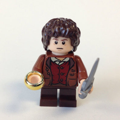 LEGO Minifigure-Frodo Baggins - No Cape-The Hobbit and the Lord of the Rings / The Lord of the Rings-LOR062-ACC2-Creative Brick Builders